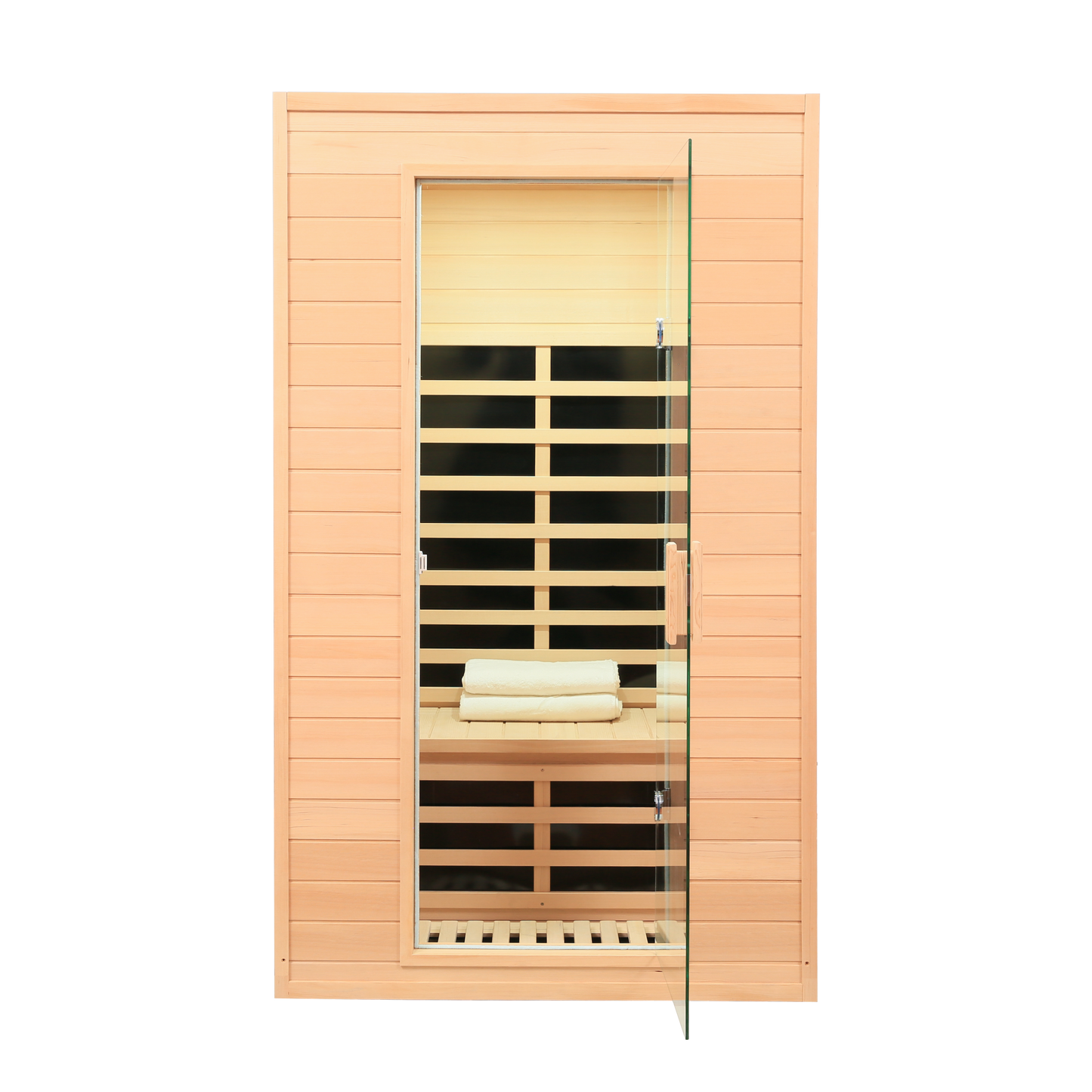 2 Person Far Infrared Sauna, Hemlock Infrared Saunas for Home