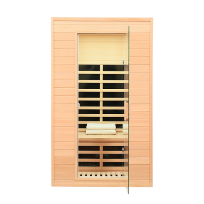 2 Person Far Infrared Sauna, Hemlock Infrared Saunas for Home