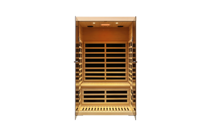 2 Person Sauna, Luxury Indoor Far Infrared Sauna, Canadian Hemlock