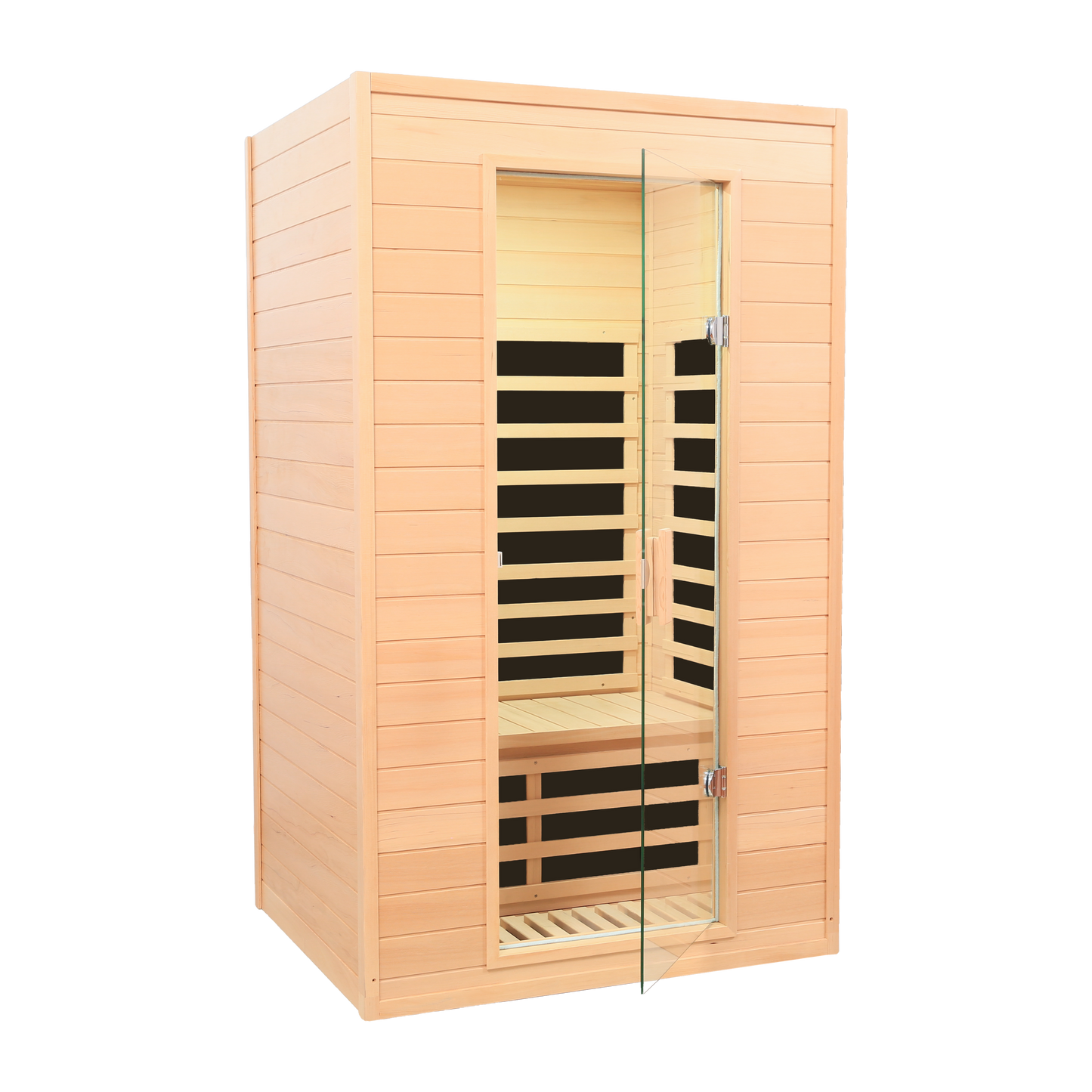 2 Person Far Infrared Sauna, Hemlock Infrared Saunas for Home