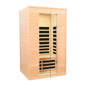 2 Person Far Infrared Sauna, Hemlock Infrared Saunas for Home