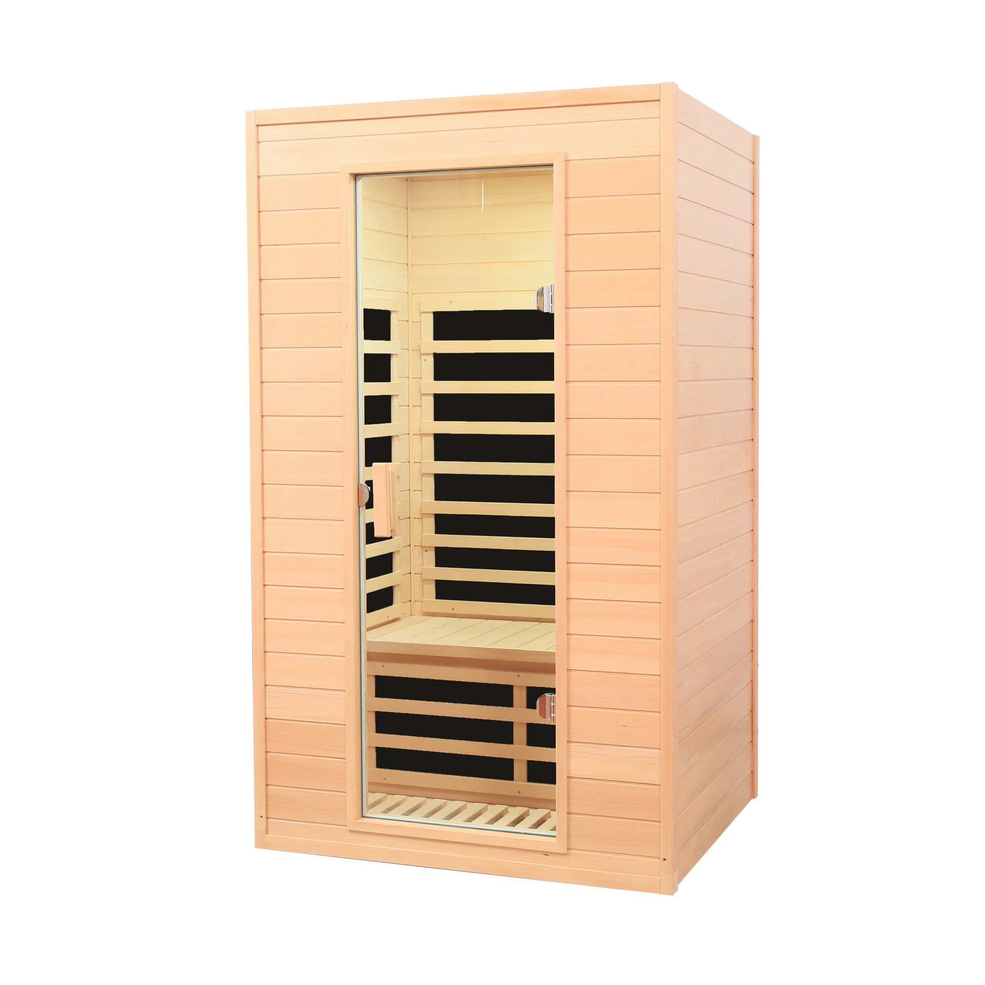 2 Person Far Infrared Sauna, Hemlock Infrared Saunas for Home