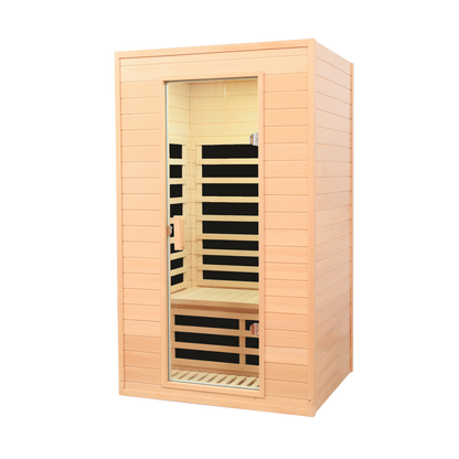 2 Person Far Infrared Sauna, Hemlock Infrared Saunas for Home