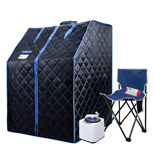 Portable Sauna for Home, Personal Sauna Steam Room with Chair and Remote Included