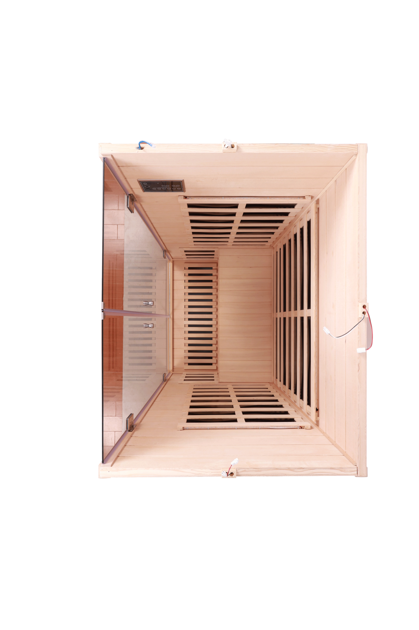 2 Person Sauna, Luxury Indoor Far Infrared Sauna, Canadian Hemlock