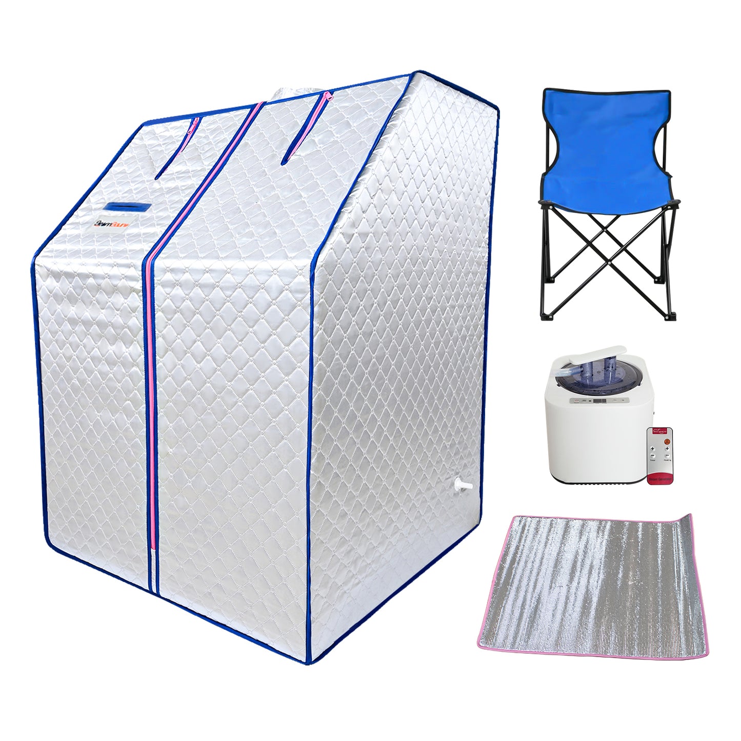 Portable Sauna for Home, Personal Steam Sauna Tent, Chair and Remote Included for Home