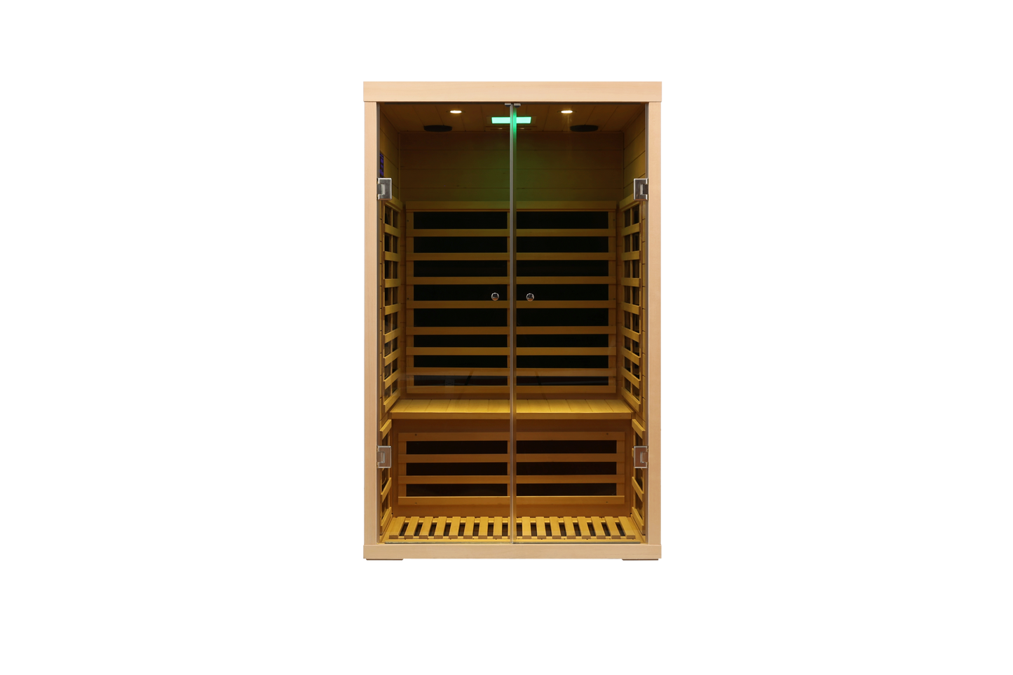 2 Person Sauna, Luxury Indoor Far Infrared Sauna, Canadian Hemlock