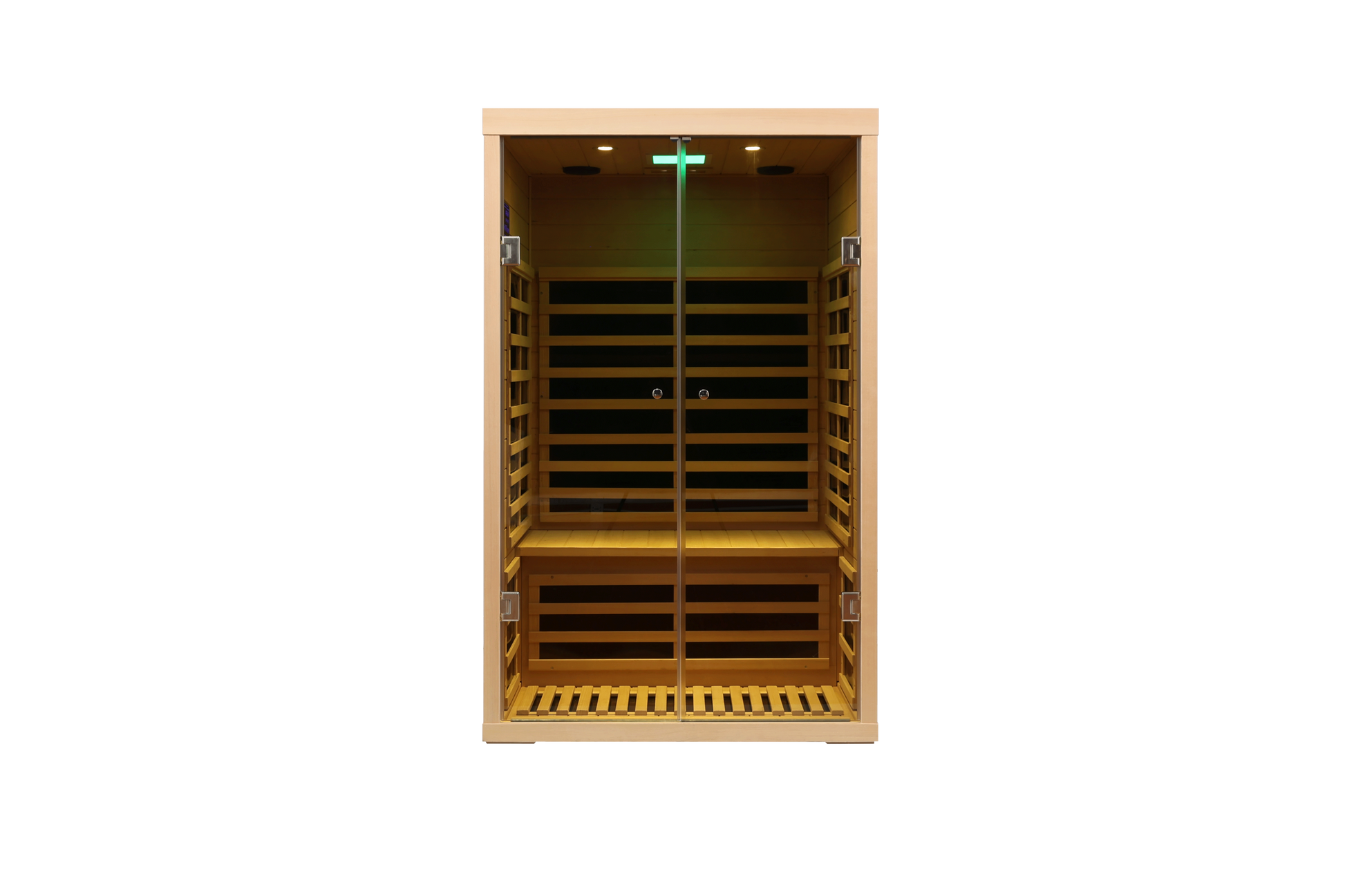 2 Person Sauna, Luxury Indoor Far Infrared Sauna, Canadian Hemlock