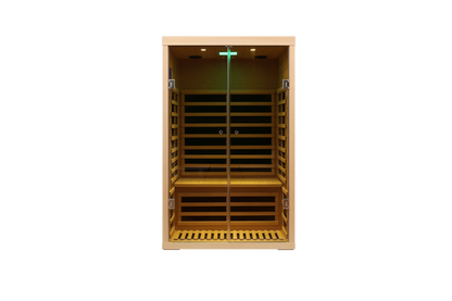 2 Person Sauna, Luxury Indoor Far Infrared Sauna, Canadian Hemlock